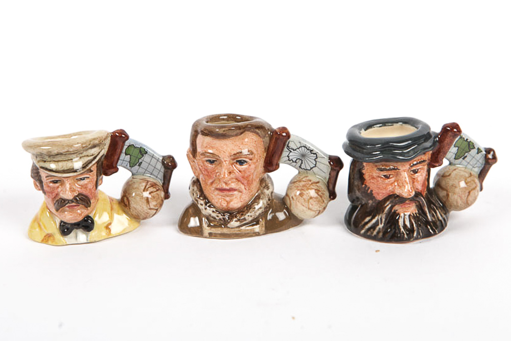 Royal Doulton "Explorer Tinies Collection" With Display Shelf