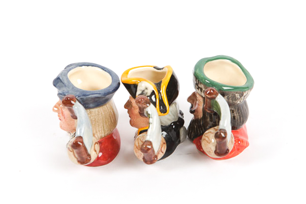 Royal Doulton "Explorer Tinies Collection" With Display Shelf