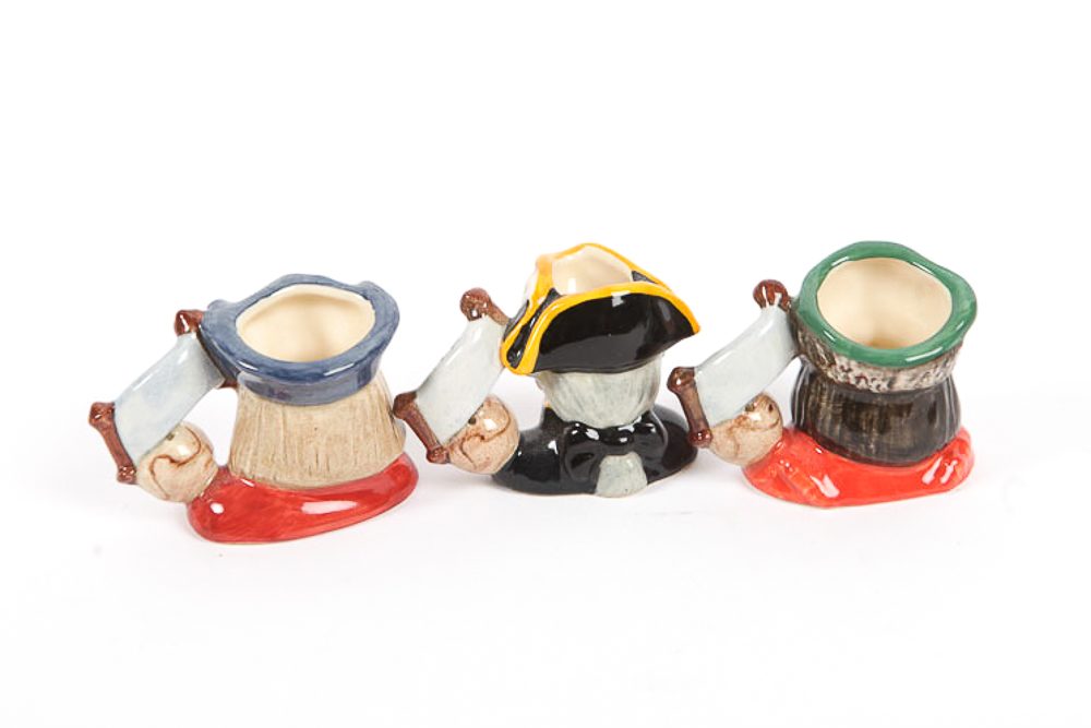 Royal Doulton "Explorer Tinies Collection" With Display Shelf