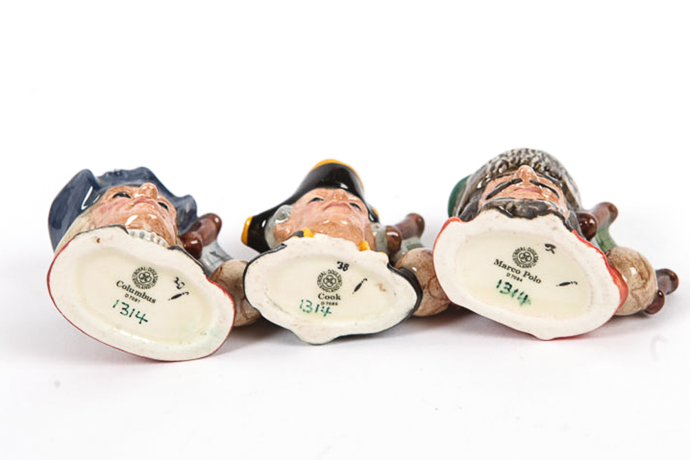 Royal Doulton "Explorer Tinies Collection" With Display Shelf