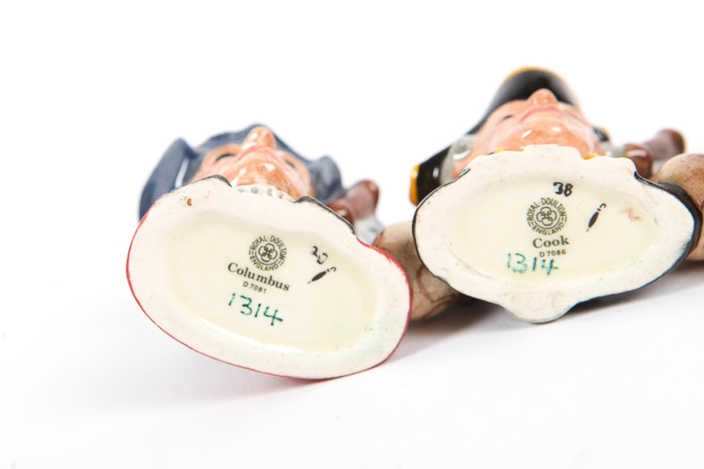 Royal Doulton "Explorer Tinies Collection" With Display Shelf