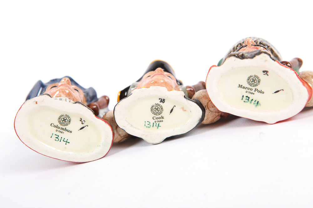 Royal Doulton "Explorer Tinies Collection" With Display Shelf