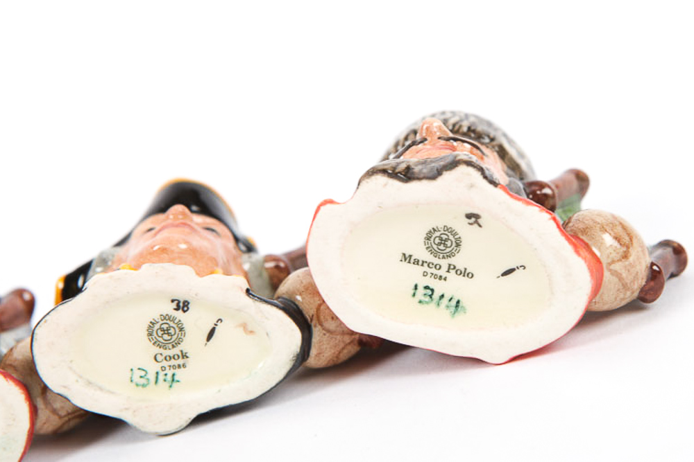 Royal Doulton "Explorer Tinies Collection" With Display Shelf