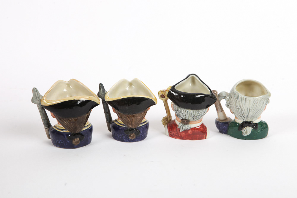 Collection of Royal Doulton "Character Jugs from Williamsburg"