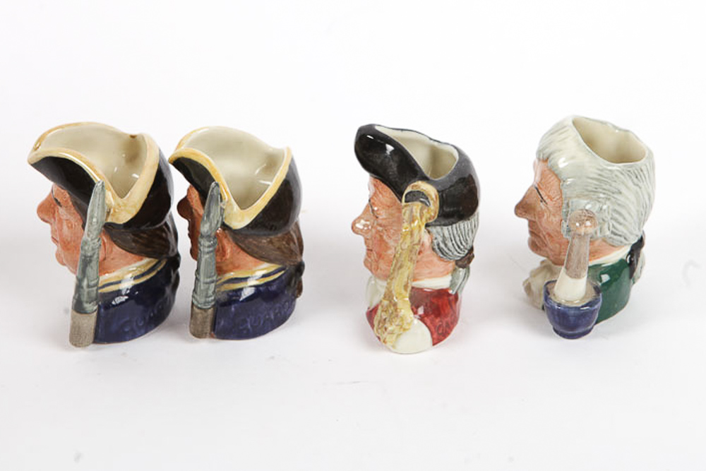 Collection of Royal Doulton "Character Jugs from Williamsburg"