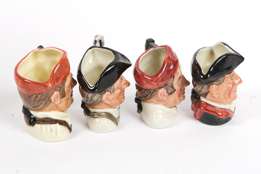 Collection of Royal Doulton "Character Jugs from Williamsburg"