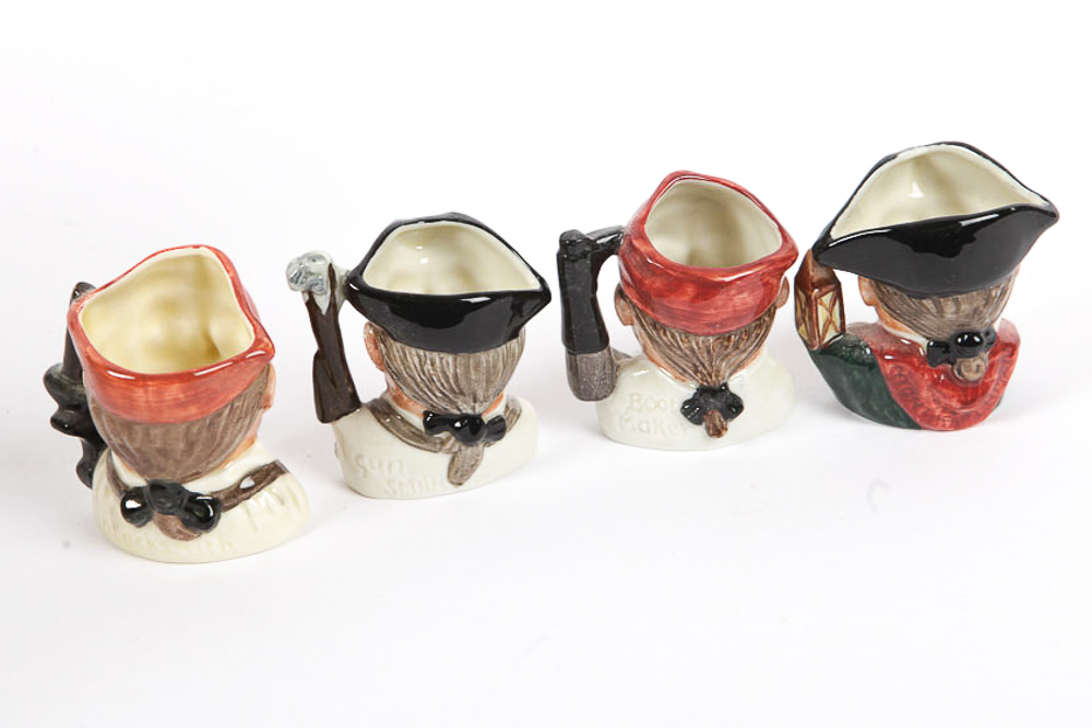 Collection of Royal Doulton "Character Jugs from Williamsburg"