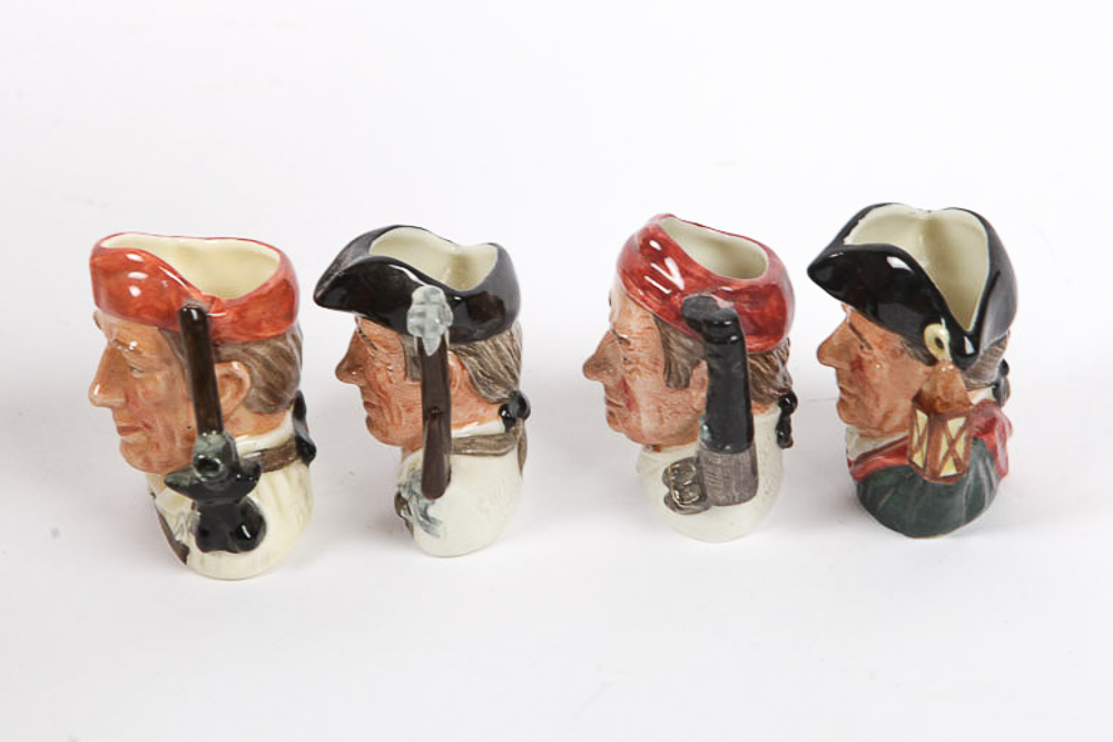Collection of Royal Doulton "Character Jugs from Williamsburg"