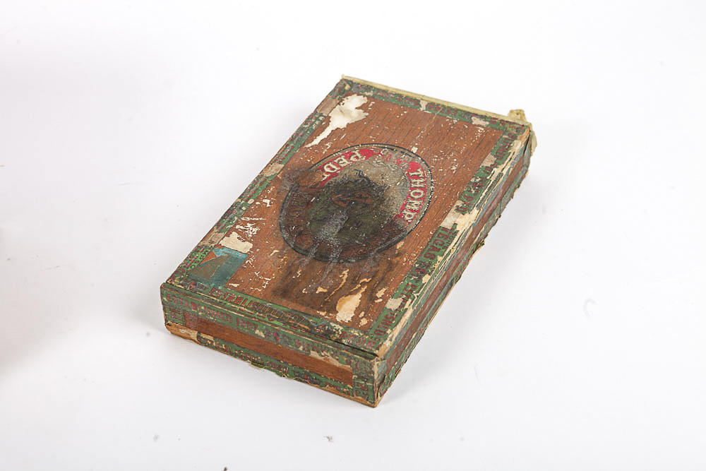 Collection of Vintage Cigar Boxes