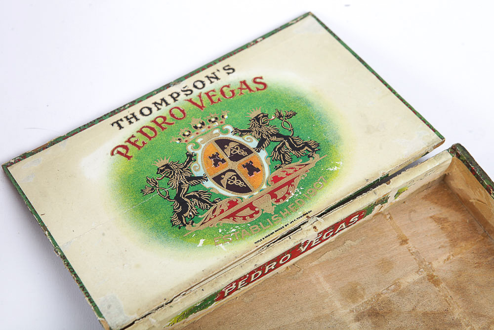Collection of Vintage Cigar Boxes