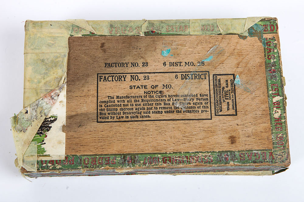 Collection of Vintage Cigar Boxes