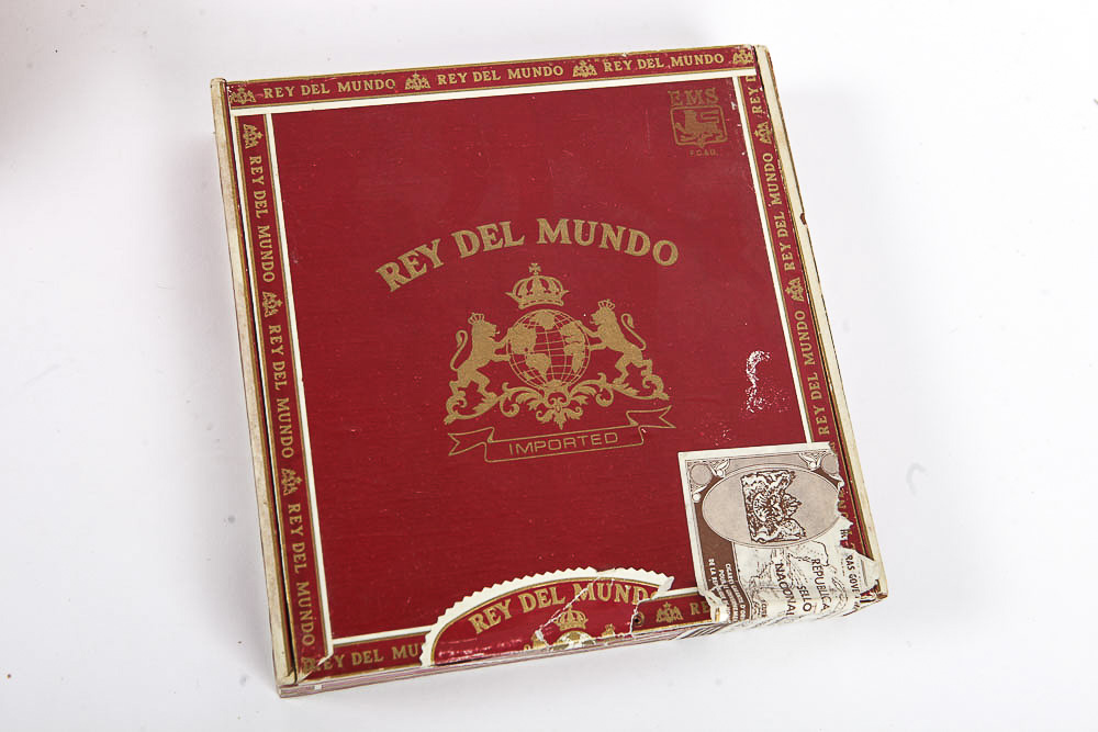 Collection of Vintage Cigar Boxes