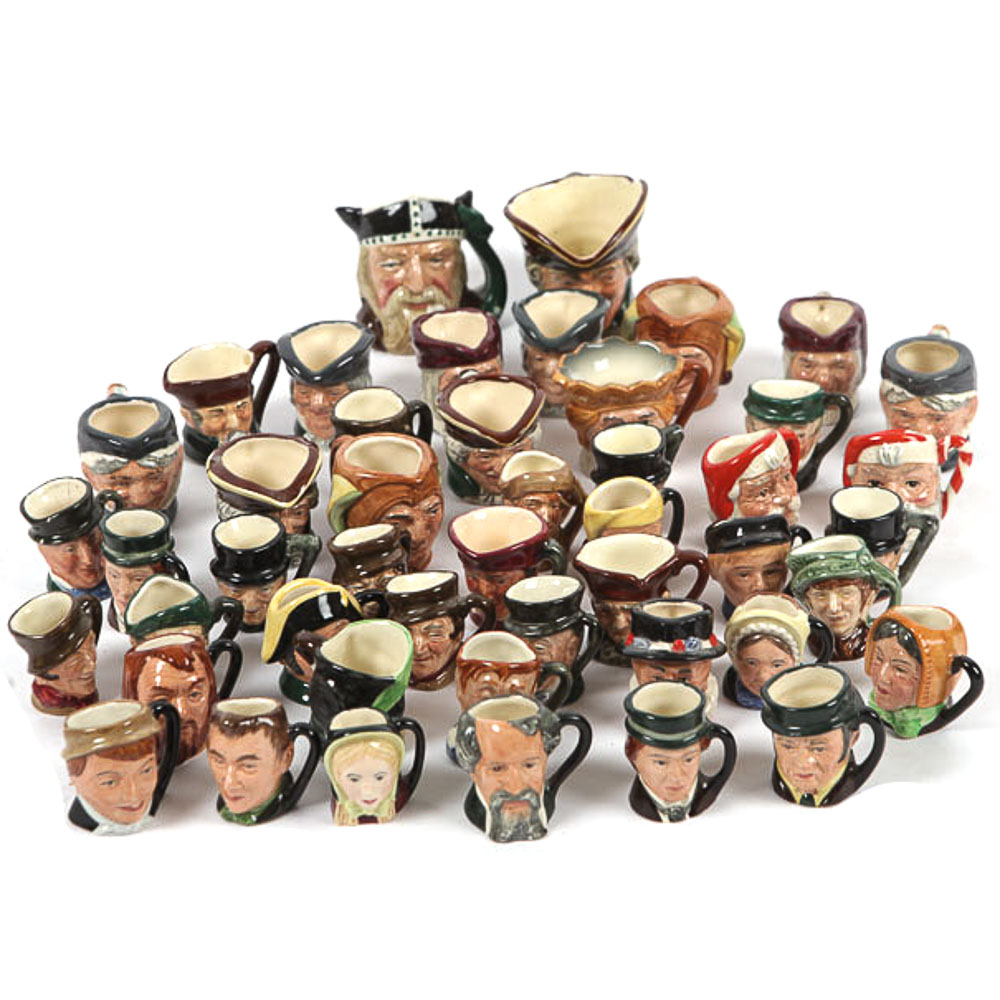 Vintage Royal Doulton Toby Jugs Including Miniatures