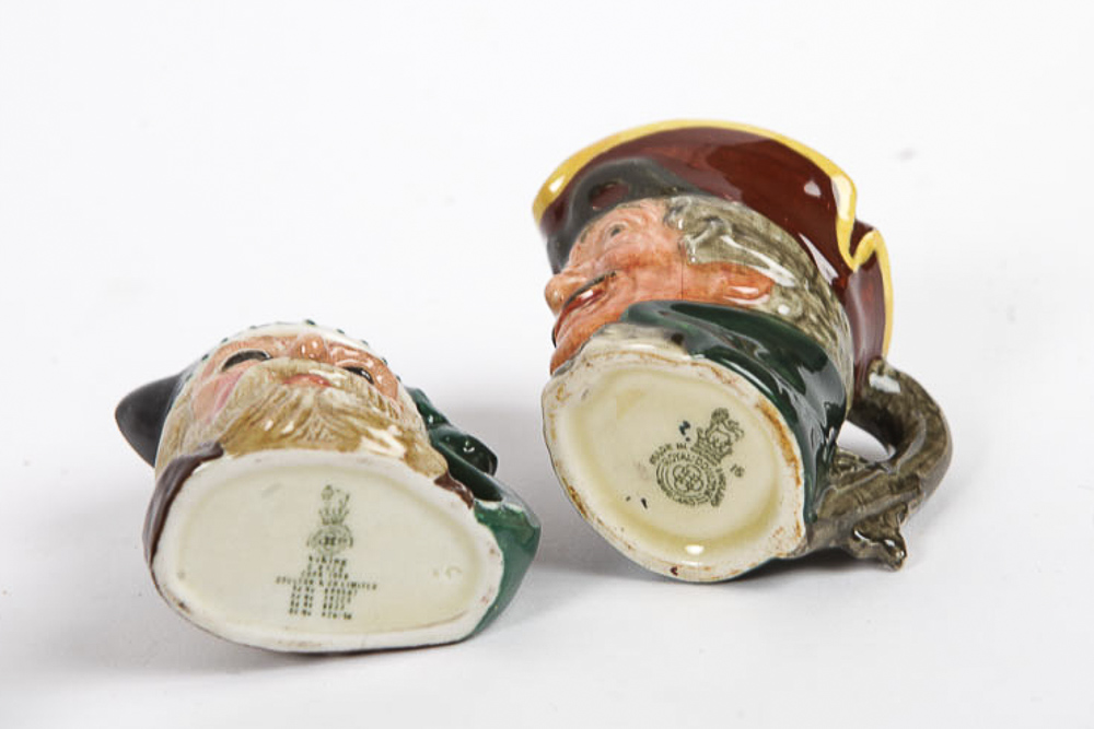 Vintage Royal Doulton Toby Jugs Including Miniatures