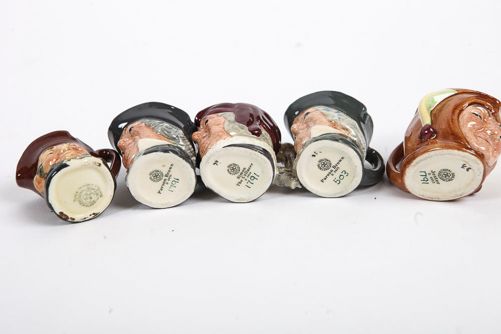 Vintage Royal Doulton Toby Jugs Including Miniatures