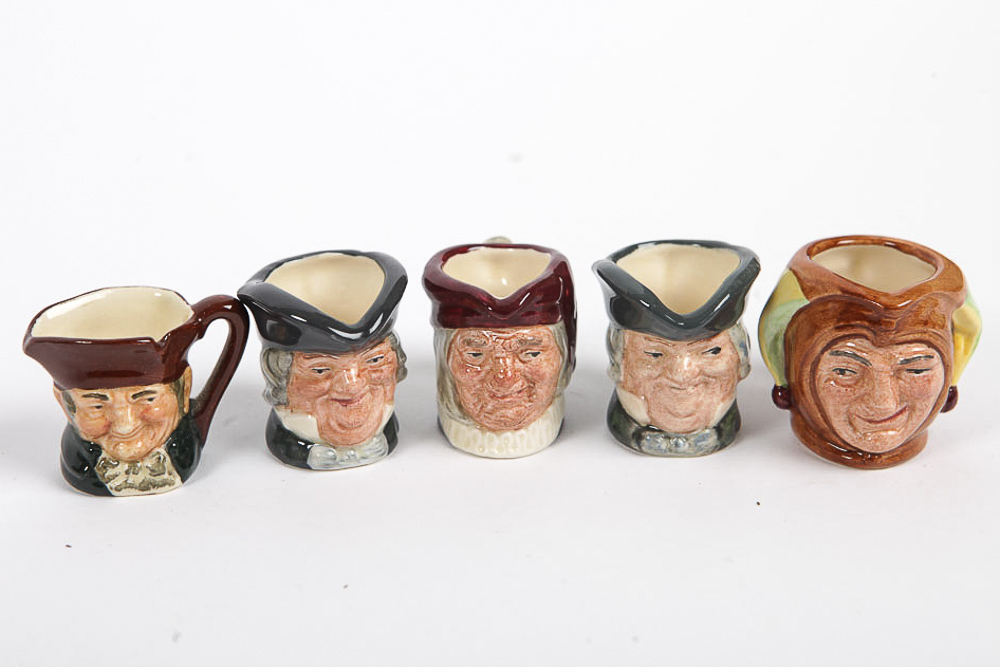 Vintage Royal Doulton Toby Jugs Including Miniatures