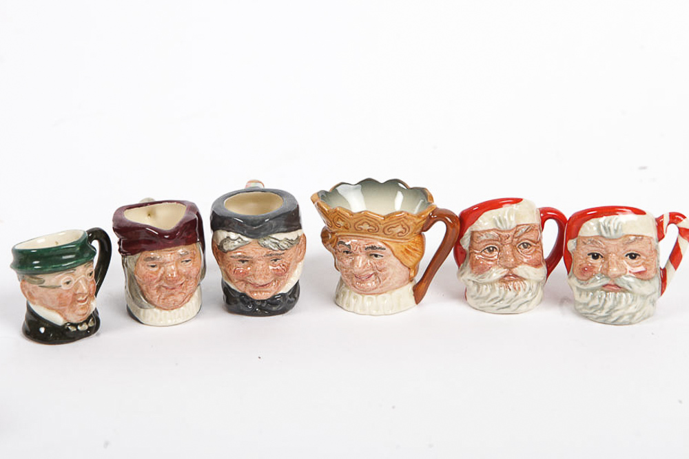 Vintage Royal Doulton Toby Jugs Including Miniatures