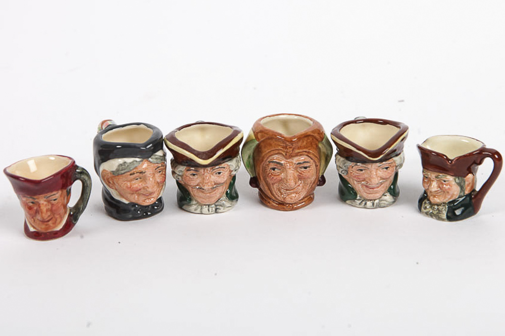 Vintage Royal Doulton Toby Jugs Including Miniatures