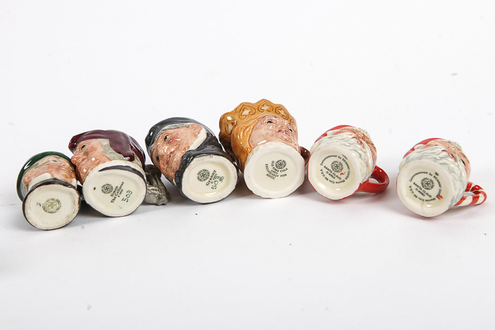 Vintage Royal Doulton Toby Jugs Including Miniatures