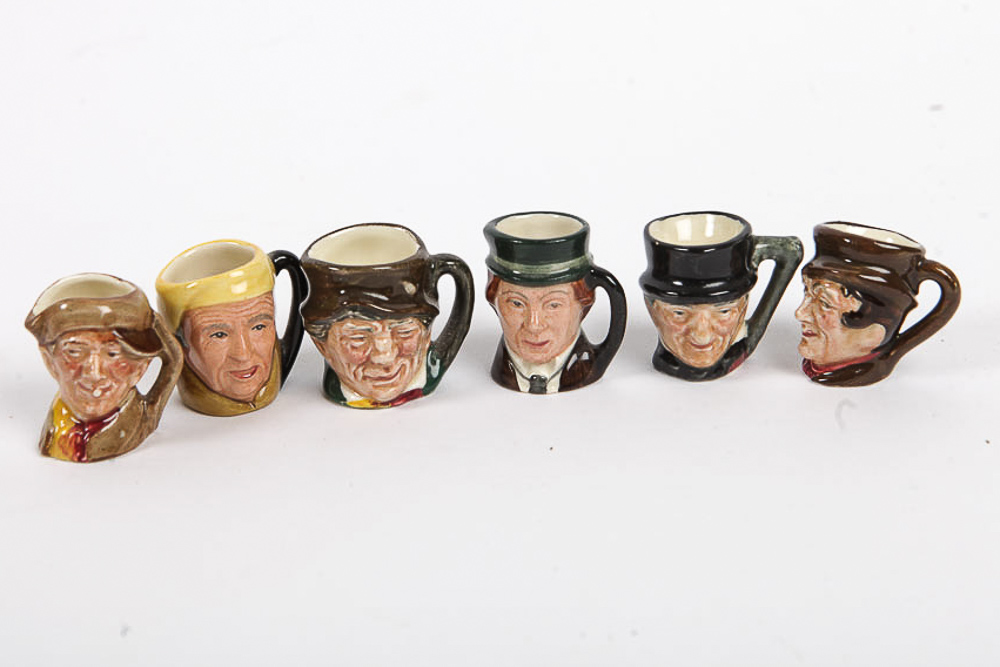 Vintage Royal Doulton Toby Jugs Including Miniatures