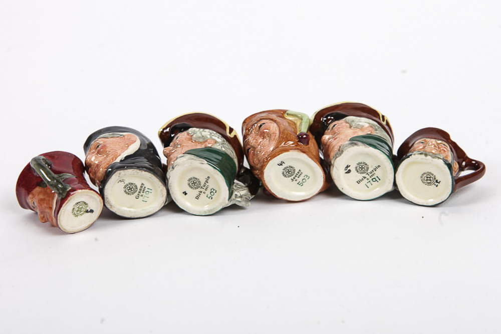 Vintage Royal Doulton Toby Jugs Including Miniatures