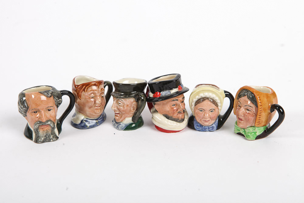 Vintage Royal Doulton Toby Jugs Including Miniatures