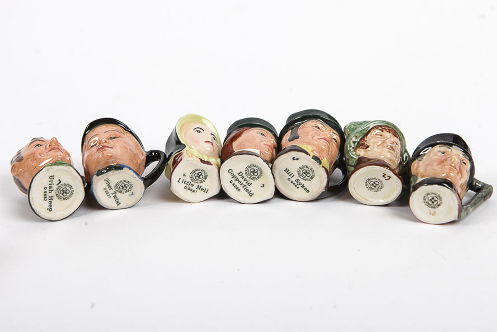 Vintage Royal Doulton Toby Jugs Including Miniatures
