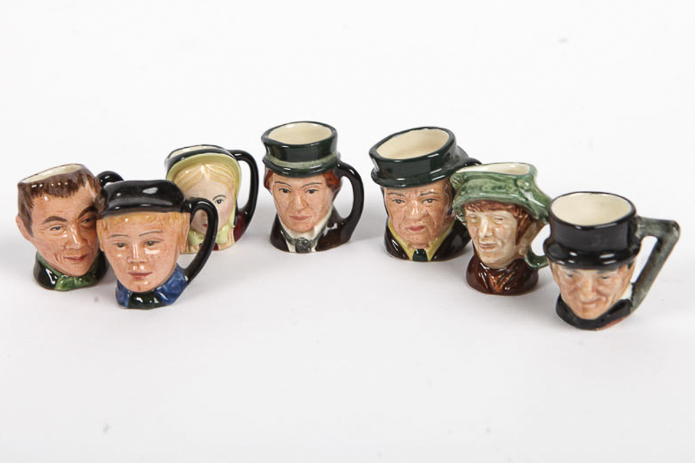 Vintage Royal Doulton Toby Jugs Including Miniatures