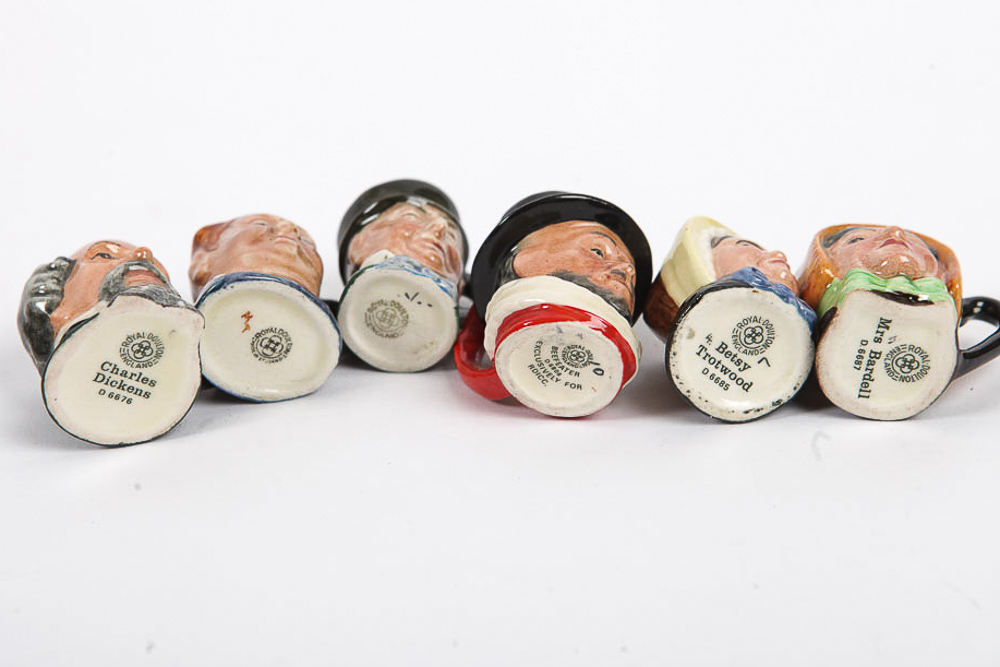 Vintage Royal Doulton Toby Jugs Including Miniatures