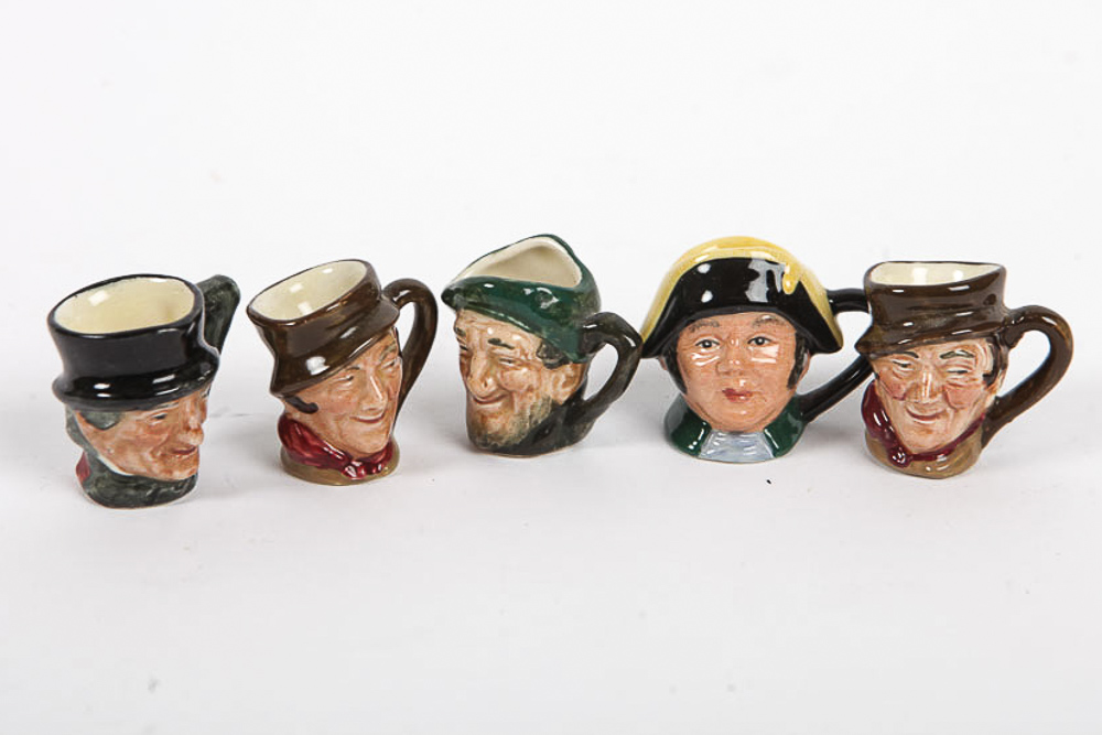 Vintage Royal Doulton Toby Jugs Including Miniatures