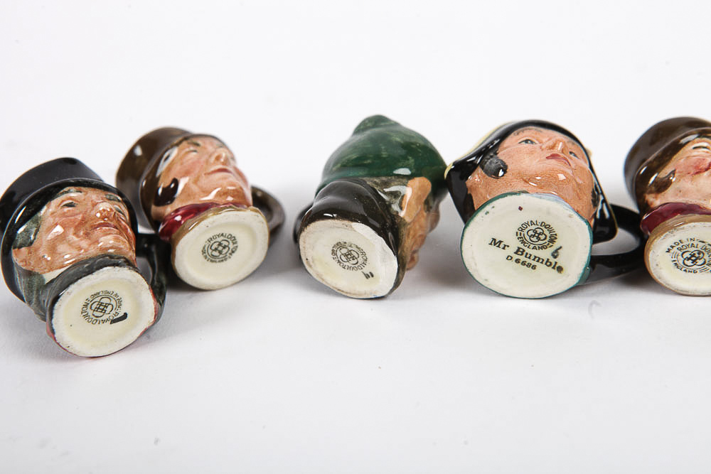 Vintage Royal Doulton Toby Jugs Including Miniatures