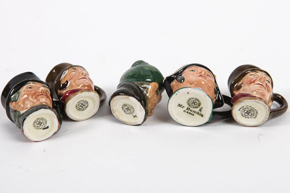 Vintage Royal Doulton Toby Jugs Including Miniatures