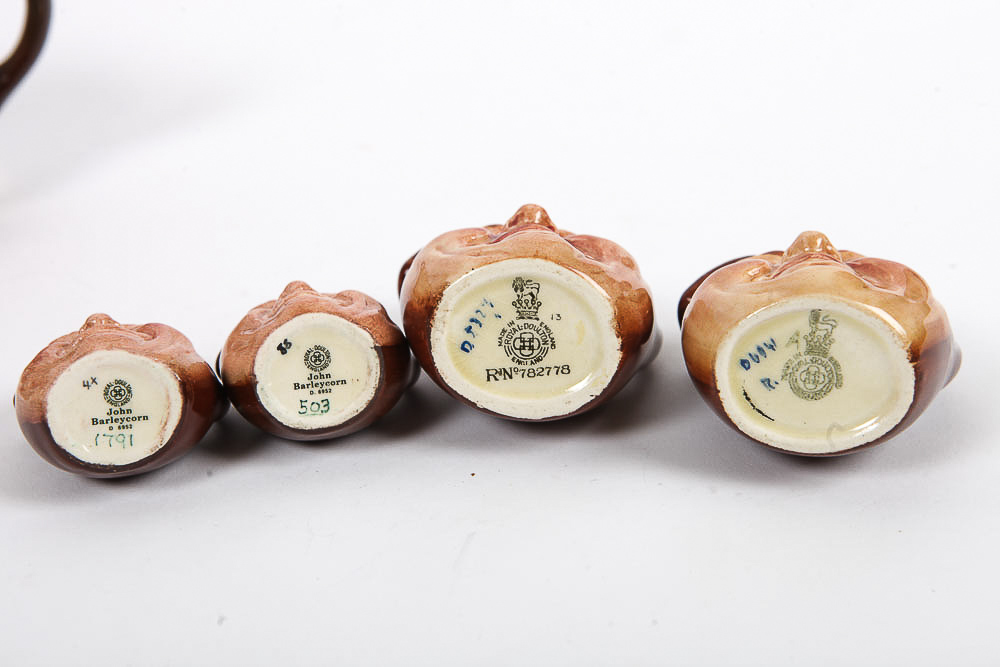 Collection of Royal Doulton Toby Jugs