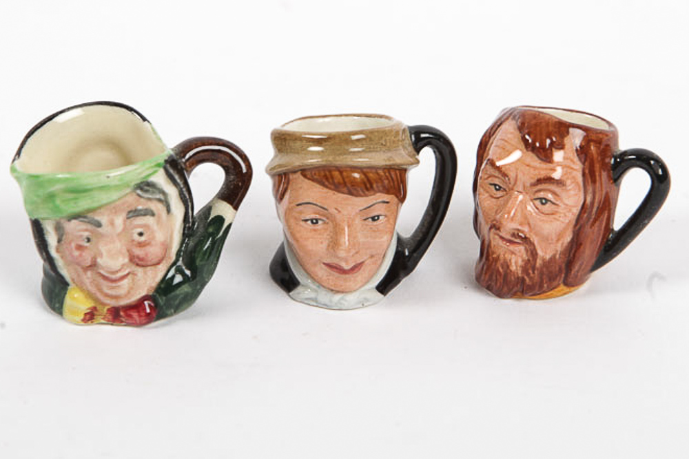 Vintage Royal Doulton Toby Jugs Including Miniatures