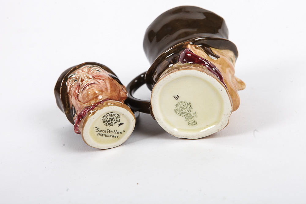 Collection of Royal Doulton Toby Jugs