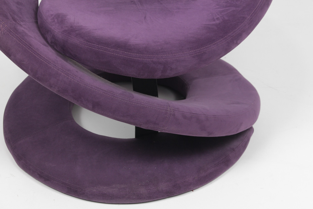 Modern Louis Durot Style Spiral Chair by Jaymar Furniture