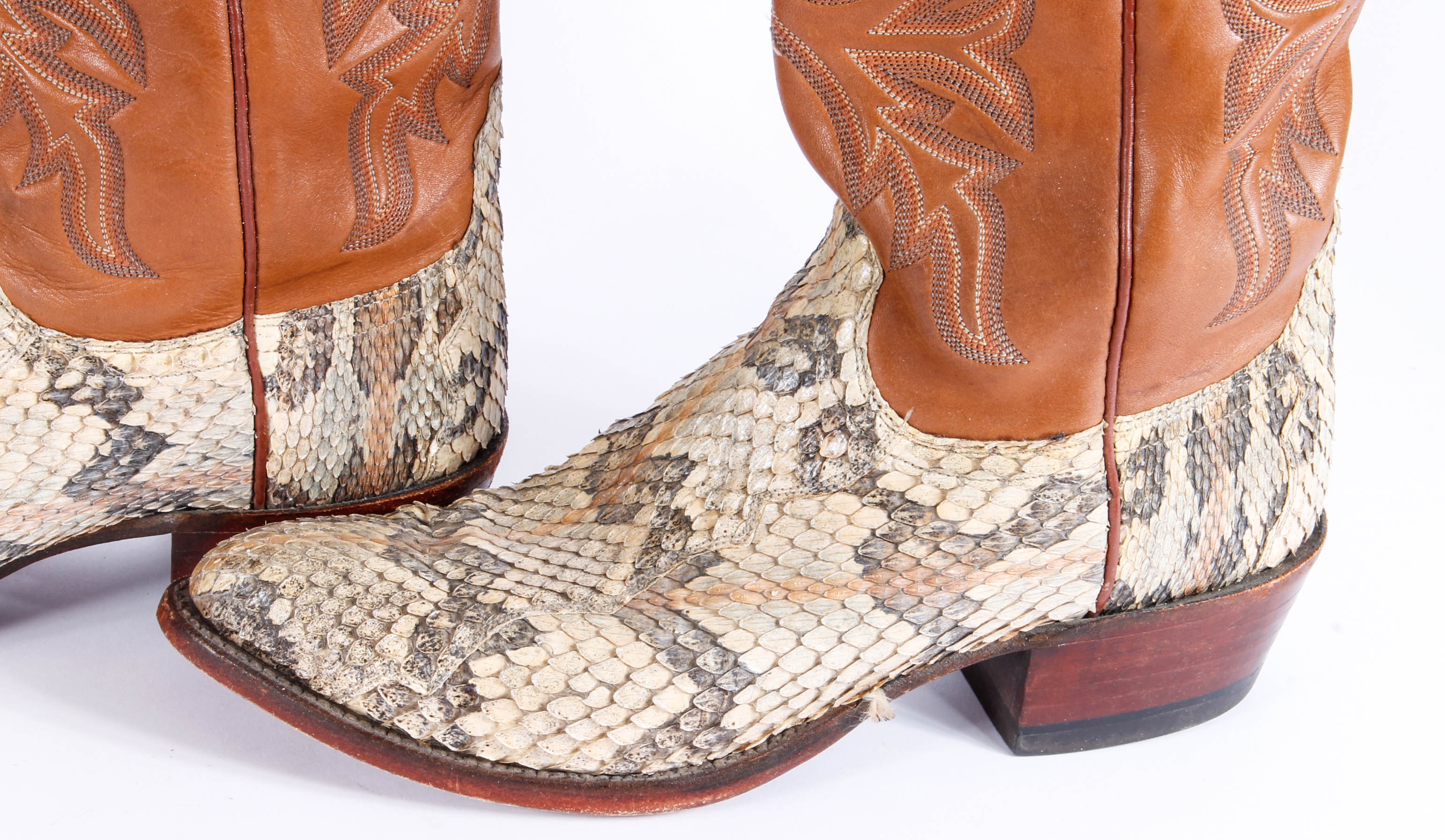 Lucchese 2000 Snakeskin Boots