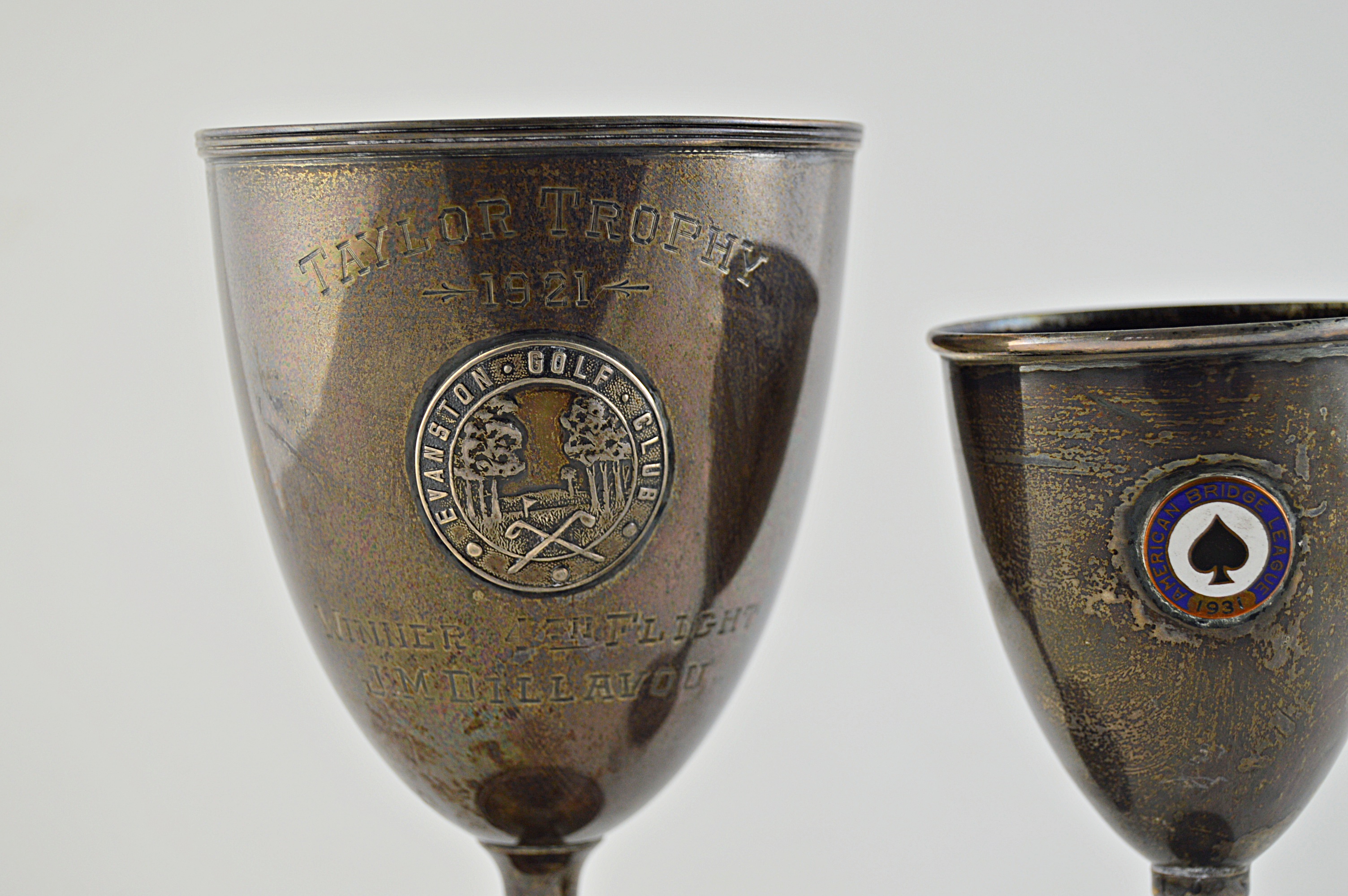 Vintage Sterling Silver Trophy Cups