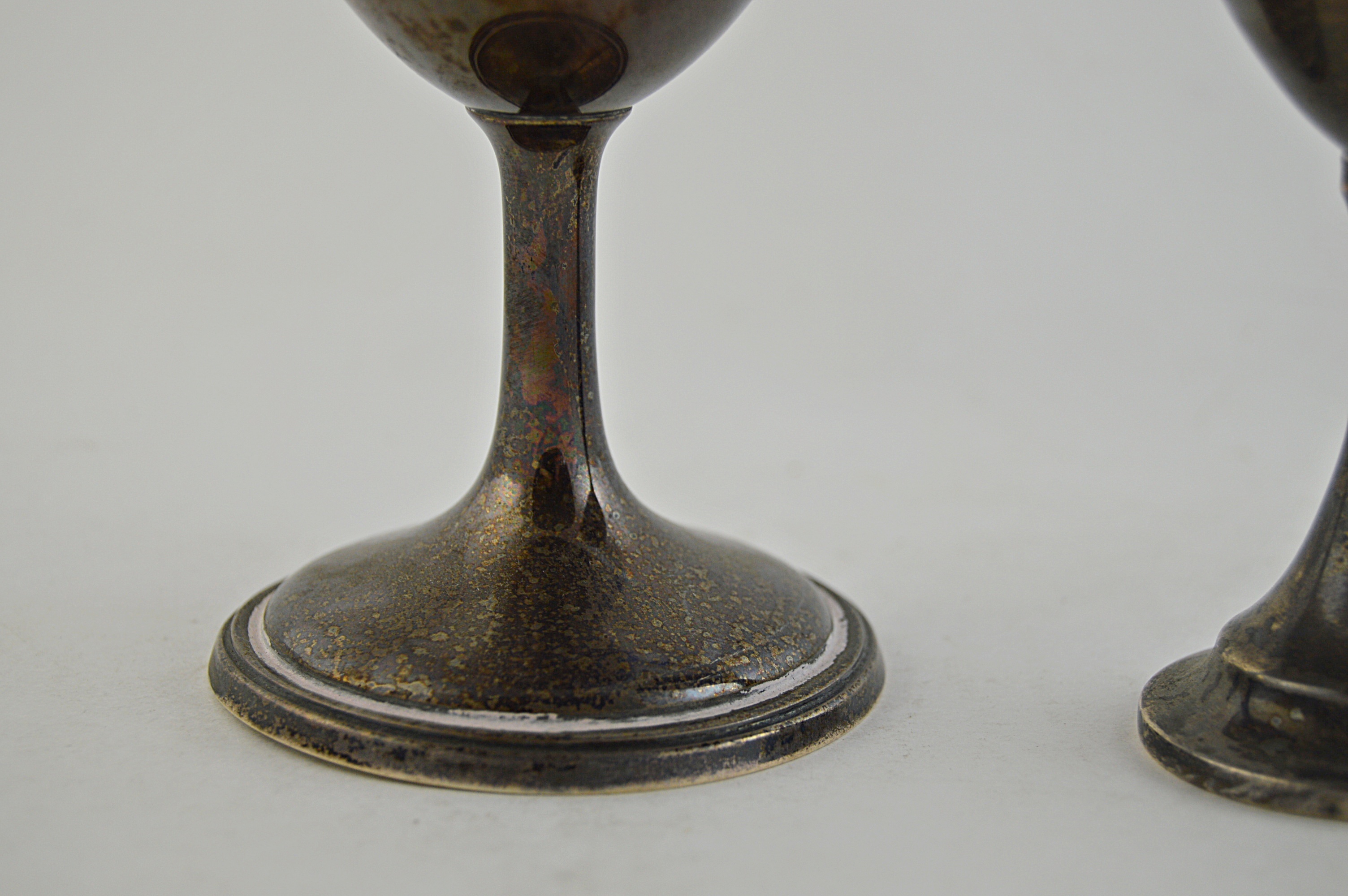 Vintage Sterling Silver Trophy Cups