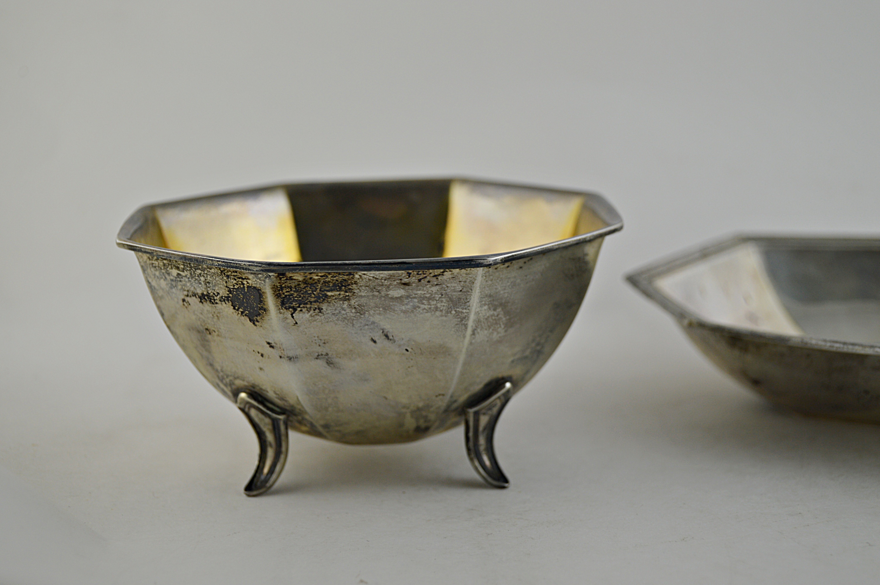 Alvin Sterling Silver Bowl and Gorham Sterling Sterling Dish