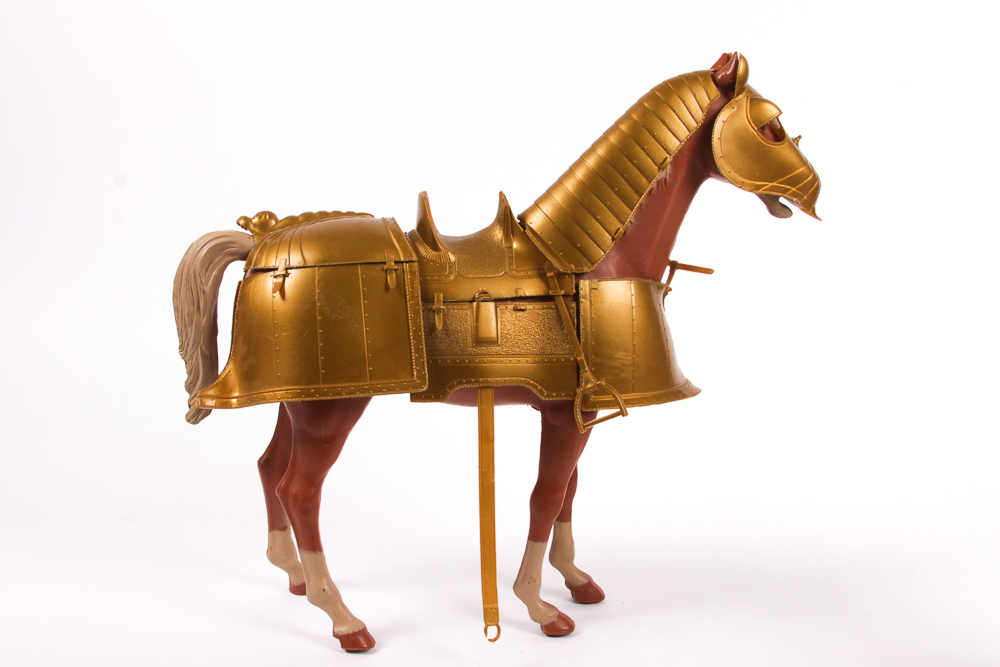 Marx "Golden Knight" and "Bravo the Armored Horse" Toys