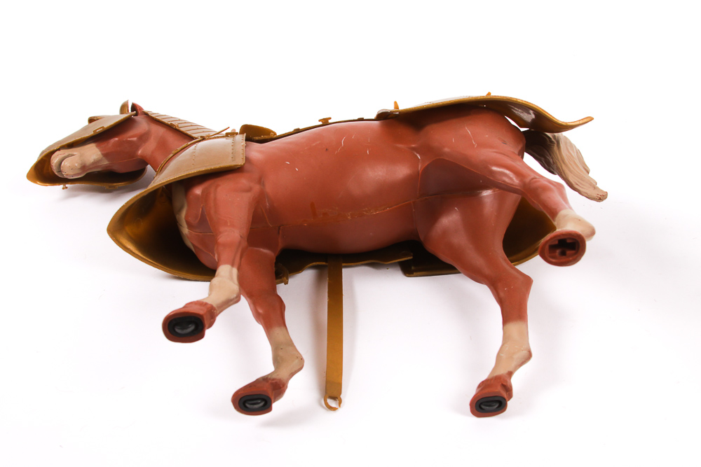 Marx "Golden Knight" and "Bravo the Armored Horse" Toys