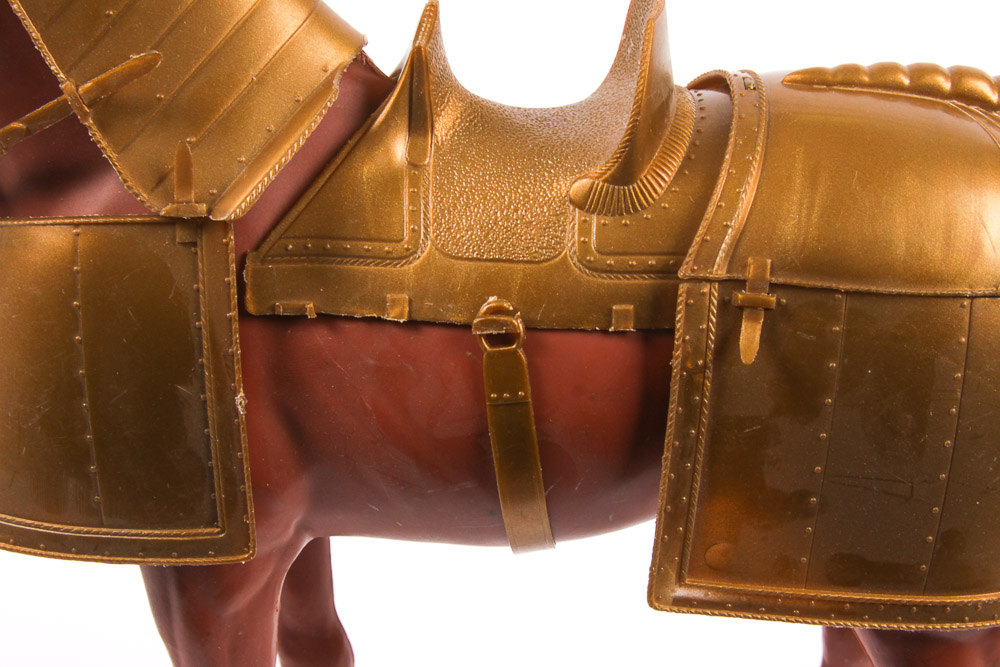 Marx "Golden Knight" and "Bravo the Armored Horse" Toys