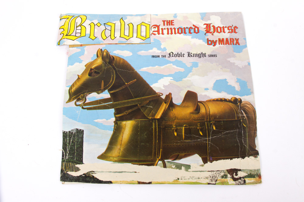 Marx "Golden Knight" and "Bravo the Armored Horse" Toys