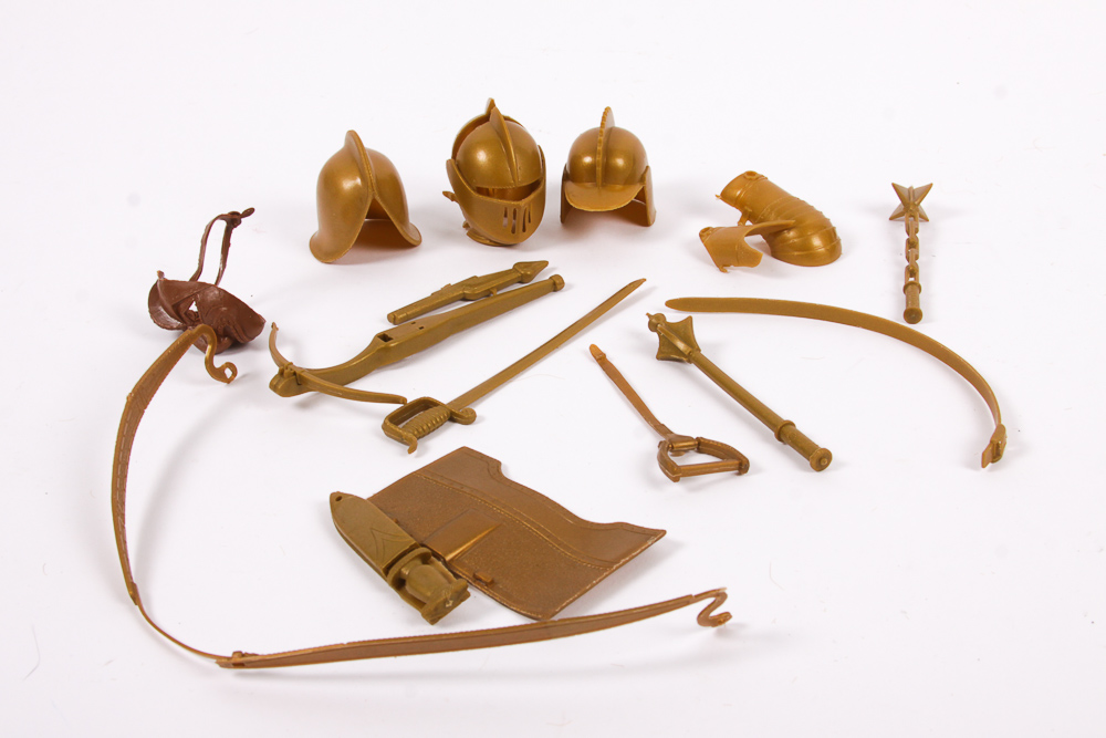 Marx "Golden Knight" and "Bravo the Armored Horse" Toys