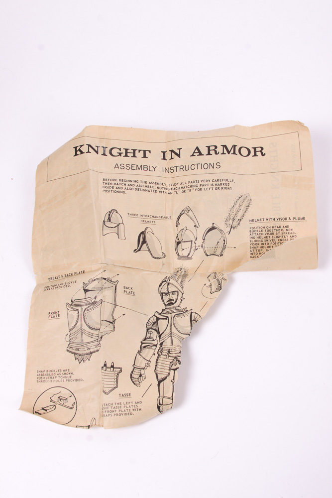 Marx "Golden Knight" and "Bravo the Armored Horse" Toys