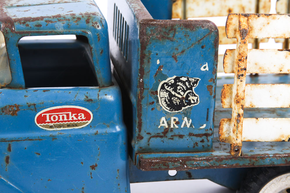 Pair of Metal Tonka Trucks