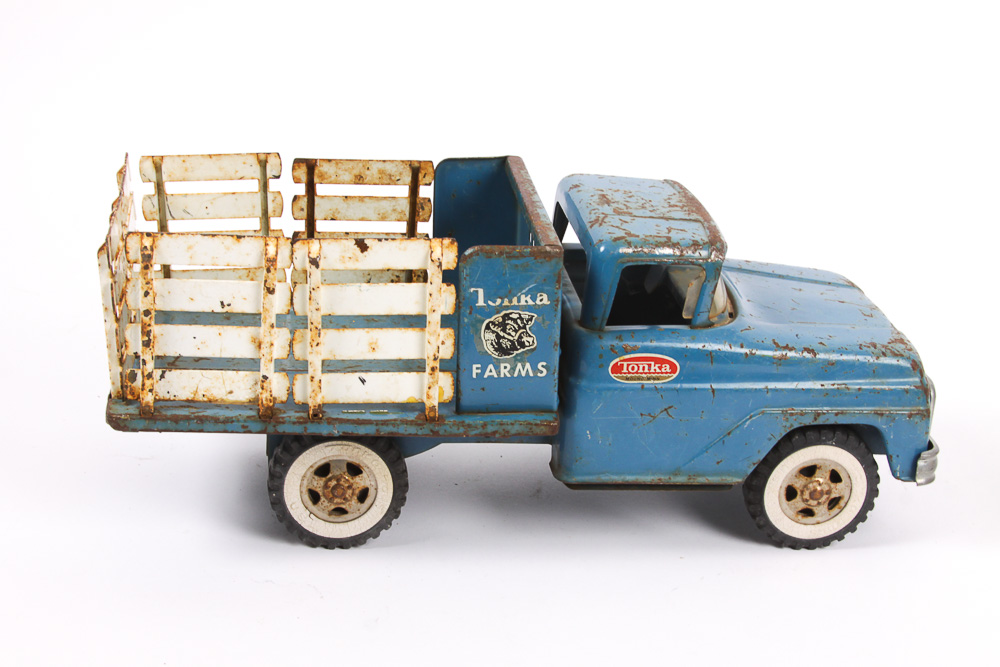 Pair of Metal Tonka Trucks