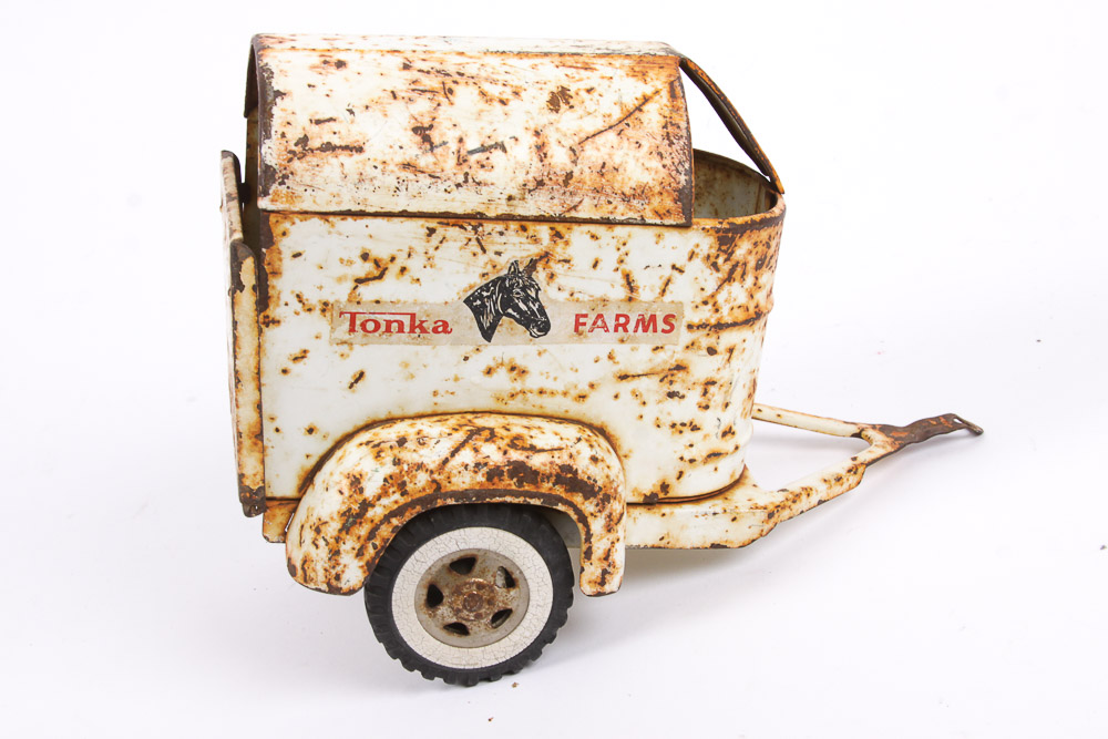 Pair of Metal Tonka Trucks