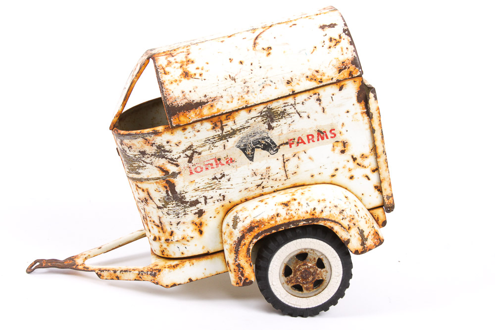 Pair of Metal Tonka Trucks